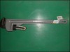 light aluminum handle pipe wrench