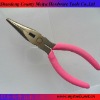long nose plier tool with pink color grip