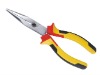 long nose plier with triple color handle