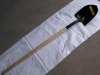 long soft wooden handle spade