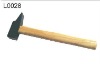 machinist hammer with wooden handle