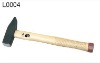 machinist hammer with wooden handle