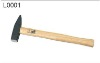 machinist hammer with wooden handle