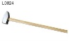machinist hammer with wooden handle