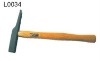 machinist hammer with wooden handle