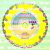 made to order yellow Deep Tooth Segmented Diamond Blade for Green Concrete and Asphalt 4.5''--COBA