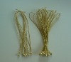 metallic bungee cord with gold ball