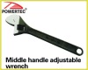 middle handle adjustable wrench