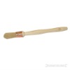 mini lacquered wooden handle pure white bristle paint brush