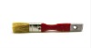 mini pure white bristle plastic handle paint brush