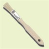 mini wooden handle pure white bristle paint brush