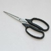 morden designed streamy shape plastic handle office & daily use scissors