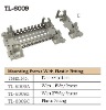 mounting frame with plastic fitting