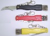 mushroom knife / plastic handle mushroom knife / mushroom knife with key chain