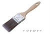 natural wooden handle and sharp taper filament paint brush