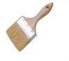 naturalwhite twice boiled bristle and lacquer wooden handle paint brushes