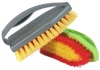new!! plastic handle bicolor synthetic fiber scrub brush
