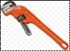 offset pipe wrench