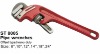 offset type heavy duty pipe wrench