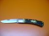 ox bone handle folding blade pocket knife