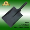 painted cheap shovel with metal handle