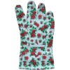 patterned dotted cotton gardening goves