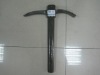 pick mattock with wooden handle