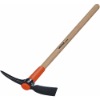 pick mattock with wooden handle