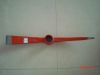 pickaxe with wooden handle