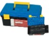 plastic Tool kit with blue lid,with yellow handle