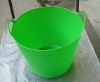 plastic garden bucket, flexible tubtrug bucket,PE pail