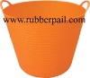 plastic garden bucket,flexible tubtrug bucket,bath tub