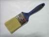 plastic handle and bristle paint brush
