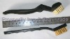 plastic handle min wire brush set/teel wire brush