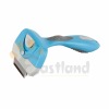 plastic pet-cleaning grooming shedding brush with four size
