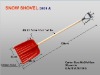 plastic snow shovel