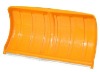 plastic snow shovel with wooden handle