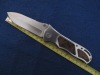 pocket knife with burl wood handle