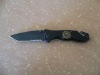 pocket knife with colored handle and in modern design and good quality