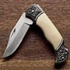 pocket knife with stainless steel handle