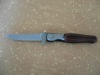 pocket knife with wood handle and in modern design and good quality