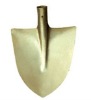 pointed shovel head