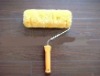 professional plastic handle high quality polyamide fiber paint roller brush