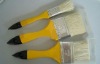professional yellow wood handle 100% white bristle paint brush