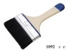 pure black bristle painting brush