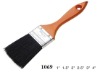 pure black bristle painting brush