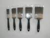 pure black tapered synthetic filament paint brush of high quality in different sizes
