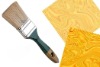 pure bristle flat and wood handle paint brush HJFPB11014