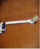 pure white bristle and wooden handle angle brush