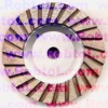 purple Turbo Rim Diamond Grinding Cup Wheel For Concrete with Aluminium Body 4''--COBF